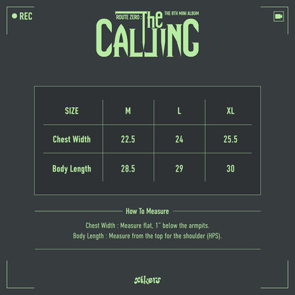 ROUTE ZERO : The CALLING - Washed Zip Up Hoodie